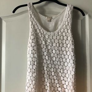 J crew white tank